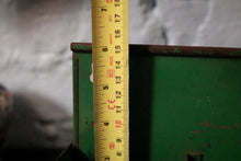 Load image into Gallery viewer, Vintage Red Metal Shoe Cleaning Box – Industrial Wall-Mount Holder with Compartments
