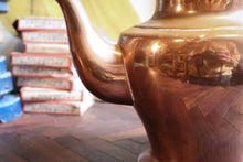 Load image into Gallery viewer, Large Early 20th.C Copper Teapot with Curved Handle
