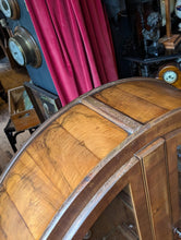 Load image into Gallery viewer, Art Deco Walnut Display Cabinet with Astragal Glazing, c.1930
