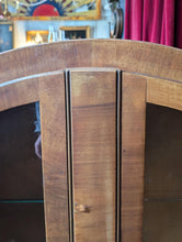 Load image into Gallery viewer, Art Deco Walnut Display Cabinet with Astragal Glazing, c.1930
