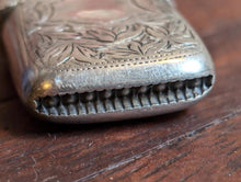 Load image into Gallery viewer, Title: Antique Sterling Silver Vesta Case – RDB, Birmingham 1903, Foliate Engraving
