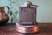 Load image into Gallery viewer, Antique BRIMI Copper &amp; Steel Railway Lamp – Early 20th Century
