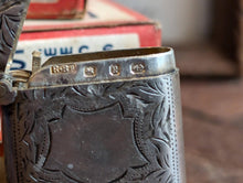 Load image into Gallery viewer, Title: Antique Sterling Silver Vesta Case – RDB, Birmingham 1903, Foliate Engraving
