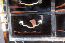 Load image into Gallery viewer, Antique Japanese Lacquer Miniature Jewellery Cabinet - Meiji period (1868-1912)
