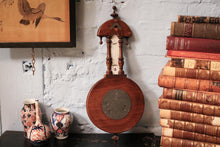 Load image into Gallery viewer, Scandinavian Aneroid Wheel Barometer With Thermometer, Carved Mahogany (C.1900–1920)
