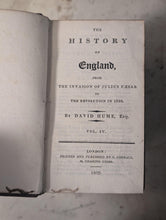 Load image into Gallery viewer, The History of England by David Hume, Esq. (10 Volumes, 1809–1810, C. Corrall, London)
