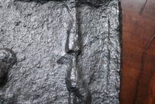Load image into Gallery viewer, Antique 18th.C Cast Iron Fireback Panel – Classical Figure Relief – 58 x 29cm
