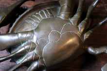 Load image into Gallery viewer, 19th-Century French Bronze Crab Inkwell With Hinged Lid
