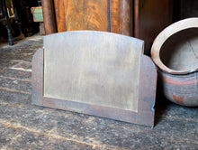 Load image into Gallery viewer, Arts &amp; Crafts Carved Oak Wall Mirror – Arched Plate – c.1900
