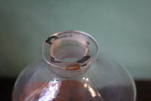 Load image into Gallery viewer, Victorian Apothecary Bottle With Ground Stopper, “T: ASSAFOE…” Label — 24cm
