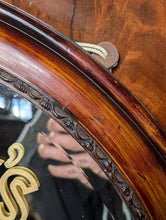 Load image into Gallery viewer, Antique Cadbury’s Chocolate Reverse-Glass Advertising Mirror, Oval Frame, 59 x 51cm
