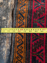 Load image into Gallery viewer, 2&#39;9&quot; x 4&#39;10&quot; - Vintage Afghan Baluch (Baluchi) Tribal Hand-Knotted Wool Rug - Madder Red &amp; Indigo - 84 x 146 cm
