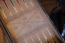 Load image into Gallery viewer, Victorian Book-Form Backgammon &amp; Draughts Set — Faux “Two-Volume” Library Boards — Complete With Counters and Dice

