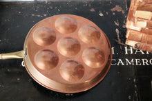 Load image into Gallery viewer, Vintage French Copper Egg Poacher / Escargot Pan

