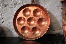 Load image into Gallery viewer, Vintage French Copper Egg Poacher / Escargot Pan
