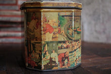 Load image into Gallery viewer, Mid-Century Holiday Montage Biscuit Tin - Butlins - English Seaside, Lido &amp; Circus Scenes
