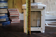 Load image into Gallery viewer, Mid-Century British Thermograph Chart Recorder — Remote-Bulb Sensor, White Enamel — 16.5 × 30 × 13.5 cm
