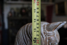 Load image into Gallery viewer, Early 20th.C Indian Large Folk-Art Carved Wooden Horse - 69 × 36 cm
