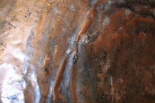 Load image into Gallery viewer, Victorian Hand-Riveted Copper Cauldron with Iron Swing Handle – 39cm Ø
