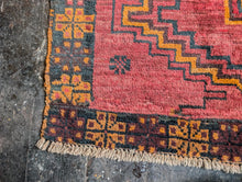Load image into Gallery viewer, 55.5&quot; × 41&quot; Anatolian village rug — mid-century — 141 × 104 cm
