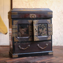Load image into Gallery viewer, Antique Japanese Lacquer Miniature Jewellery Cabinet - Meiji period (1868-1912)
