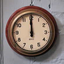 Load image into Gallery viewer, Mid-Century Gents’ Of Leicester Industrial Wall Clock
