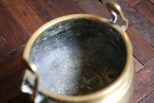 Load image into Gallery viewer, Early 20th-C Japanese Brass Koro Incense Burner With Animal Finial

