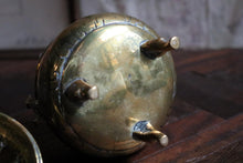 Load image into Gallery viewer, Early 20th-C Japanese Brass Koro Incense Burner With Animal Finial
