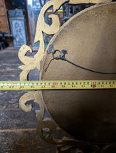 Load image into Gallery viewer, Vintage Rococo-Style Gilt Round Convex Wall Mirror - Scroll Frame - 55 x 49 cm
