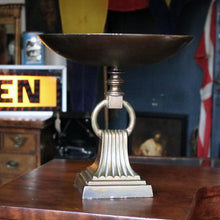 Load image into Gallery viewer, Neoclassical Brass Tazza Centrepiece with Ring Handle, Early–Mid 20th Century
