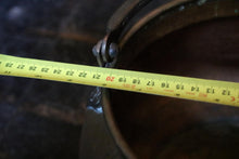 Load image into Gallery viewer, Arts &amp; Crafts Copper Cauldron Jardinière On Ball Feet
