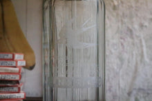 Load image into Gallery viewer, Etched “Vaux – Sunderland” Soda Syphon Bottle with Swallow Motif
