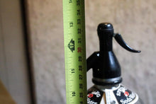 Load image into Gallery viewer, Etched “Vaux – Sunderland” Soda Syphon Bottle with Swallow Motif
