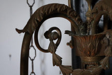 Load image into Gallery viewer, Early 20th.C Louis XVI-Style Cast Brass Two-Arm Candle Sconce With Ribbon &amp; Urn
