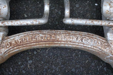 Load image into Gallery viewer, Victorian Cast-Iron Bicycle Stand by Robertson of Kirkcaldy — Shopfront Cycle Rack with Paw Feet
