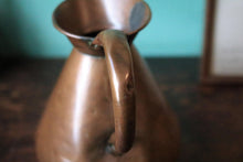 Load image into Gallery viewer, Antique Copper Quart Ale Measure With Crowned GR Verification Stamp, c.1920s–30s
