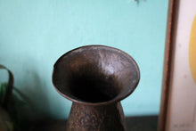 Load image into Gallery viewer, Hand-Hammered WW1 Brass Trench Art Vase From Spent Shell Casing
