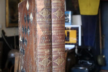Load image into Gallery viewer, Victorian Book-Form Backgammon &amp; Draughts Set — Faux “Two-Volume” Library Boards — Complete With Counters and Dice
