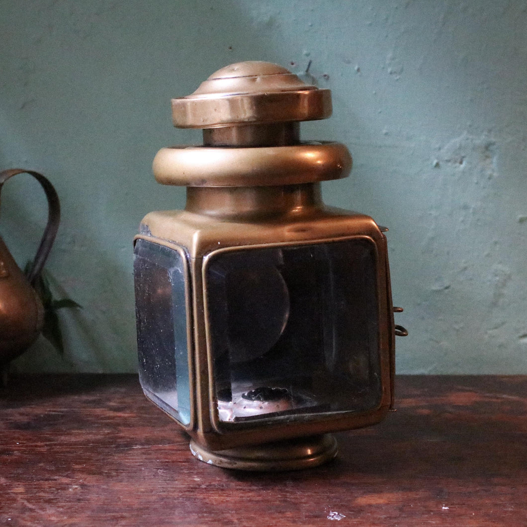 Edwardian Rotax Motor Co Brass Vehicle Lamp - Antique Oil Car Light