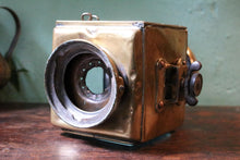 Load image into Gallery viewer, Edwardian Rotax Motor Co Brass Vehicle Lamp - Antique Oil Car Light
