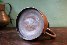 Load image into Gallery viewer, Victorian Copper Quart Tavern Measure Jug – Bellied Form, Curved Handle, c.1890–1910
