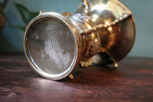 Load image into Gallery viewer, Archaistic Brass Gu-Form Mini Altar/Bud Vase With Peony Medallions - 13.5cm (5.3&quot;)
