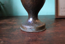 Load image into Gallery viewer, Hand-Hammered WW1 Brass Trench Art Vase From Spent Shell Casing
