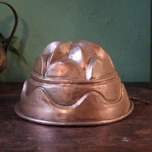 Load image into Gallery viewer, Antique French Tinned Copper Jelly Mould
