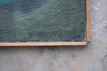 Load image into Gallery viewer, Large Nordic Landscape Oil — “Landskab, Island” (Iceland) — Signed Bruhn — Mid-Century — 97 × 57 cm
