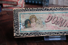 Load image into Gallery viewer, Vintage Embossed Domino Set — Complete 28 — Original Faux-Reptile Box — c.1900–1930s

