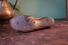 Load image into Gallery viewer, Antique Wooden Cobbler’s Lasts With Iron Toe Plates — Childs Pair — c.1900–1920 — 20 cm (c. 8&quot;)

