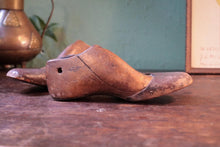Load image into Gallery viewer, Antique Wooden Cobbler’s Lasts With Iron Toe Plates — Childs Pair — c.1900–1920 — 20 cm (c. 8&quot;)
