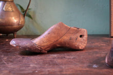 Load image into Gallery viewer, Antique Wooden Cobbler’s Lasts With Iron Toe Plates — Childs Pair — c.1900–1920 — 20 cm (c. 8&quot;)
