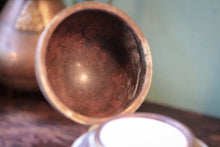 Load image into Gallery viewer, Antique Greyhound Figural Globe Inkwell With Porcelain Liner – Bronze Finish Desk Piece, C. 1910s–20s – 4.5" High (11.5 cm)
